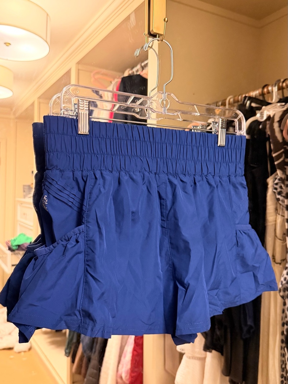 Free People Electric Blue Athletic Shorts